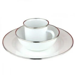 CAO Set Repas émaillé "Vintage"