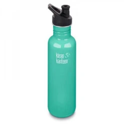 Gourde Sport Klean Kanteen Classic 0,8L Vert D'eau -Extérieur Équipement Magasin 0 gourde sport klean kanteen classic 08l vert d eau 1.jpg 1