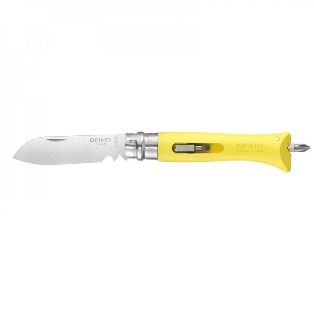Couteau Opinel N°9 Bricolage Jaune 3 Couteau Opinel N°9 Bricolage Jaune