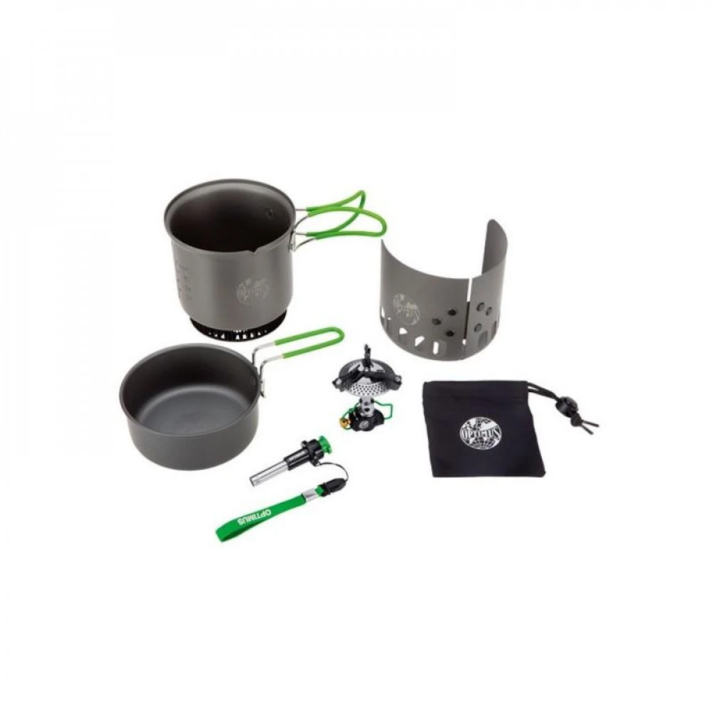 Pack Optimus Elektra FE - Popote, Réchaud, Pare-vent Et Piézo 4 Pack Optimus Elektra FE - Popote, Réchaud, Pare-vent Et Piézo – Image 2