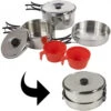 Popote Inox 2 Personnes Regatta Compact Cook Set + Housse