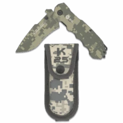 Couteau Militaire Pliable Camouflage Lame 9.3