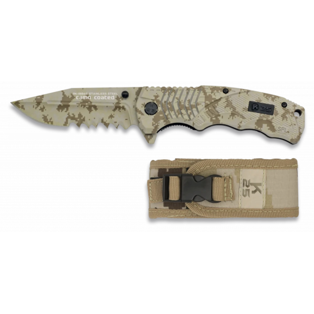 Couteau Pliant K25 SFLTitanium Lame 9.2 Cm 3 Couteau Pliant K25 SFLTitanium Lame 9.2 Cm