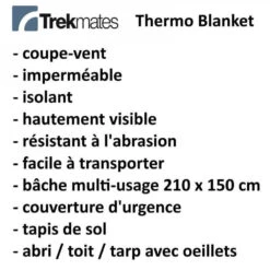 Bâche Trekmates Thermo Blanket 8 Bâche Trekmates Thermo Blanket -Extérieur Équipement Magasin 1 bache trekmates thermo blanket.jpg 1