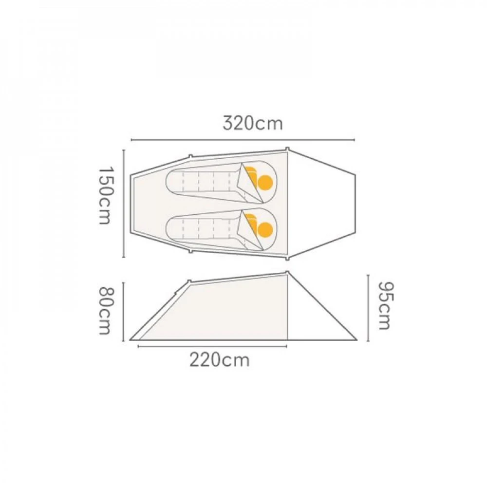 Tente Regatta Halin 2 Personnes 5 Tente Regatta Halin 2 Personnes – Image 3