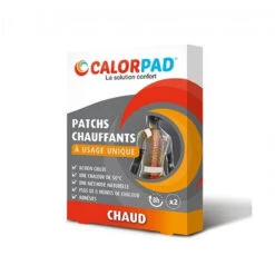 2 Patchs Chauffants Adhésifs 8 Heures - 28 X 8 CM