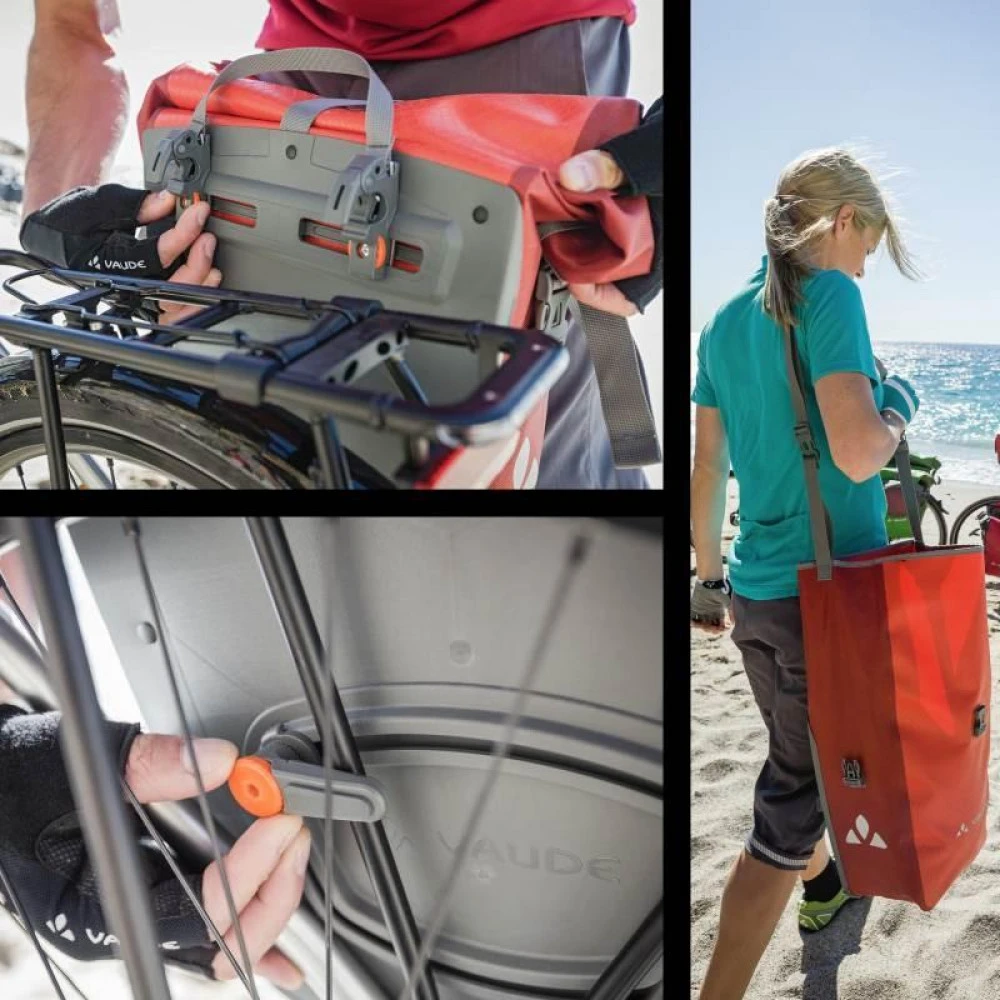 Sacoche Arrière Vélo Vaude Aqua Back Rouge (lot De 2) 6 Sacoche Arrière Vélo Vaude Aqua Back Rouge (lot De 2) – Image 4