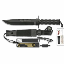 Couteau De Survie Combat King I 36 Cm Noir
