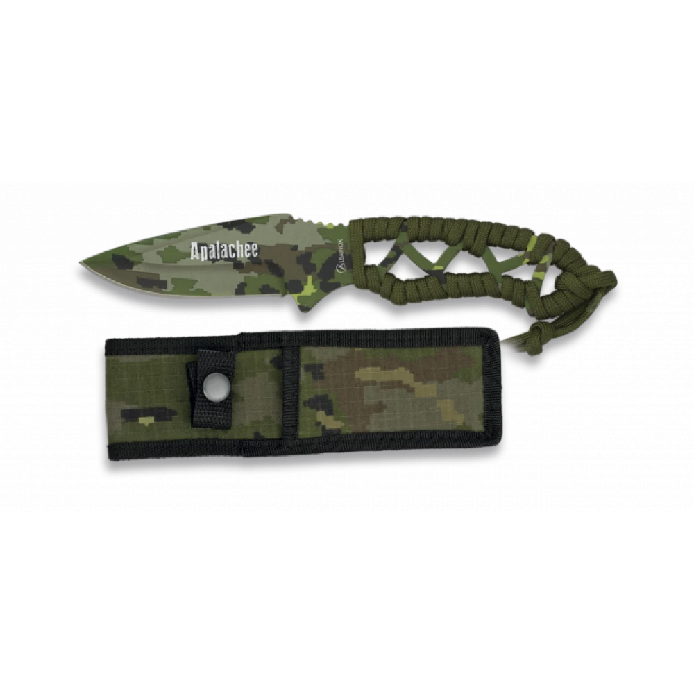 Couteau De Survie Vert Paracorde Lame 8.3 Cm 3 Couteau De Survie Vert Paracorde Lame 8.3 Cm