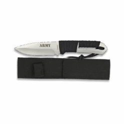 Couteau De Survie Paracorde Army Lame 9.8 Cm