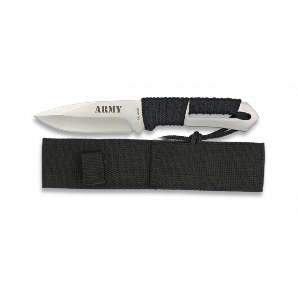 Couteau De Survie Paracorde Army Lame 9.8 Cm 3 Couteau De Survie Paracorde Army Lame 9.8 Cm