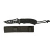 Couteau De Survie Paracorde Lame 8 Cm