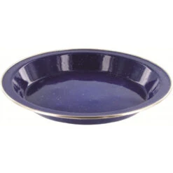 HIGHLANDER Assiette Plate De Luxe En émail Bleu