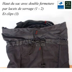 HIGHLANDER Sac à Dos Militaire 25L Noir -Extérieur Équipement Magasin sac a dos 25 litres no