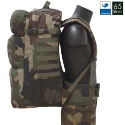 HIGHLANDER Sac à Dos Militaire Double Acces 65L -Extérieur Équipement Magasin sac a dos militaire double acces 65l