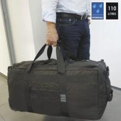 HIGHLANDER Sac à Dos Cargo 110L Noir -Extérieur Équipement Magasin sac cargo 100l 1